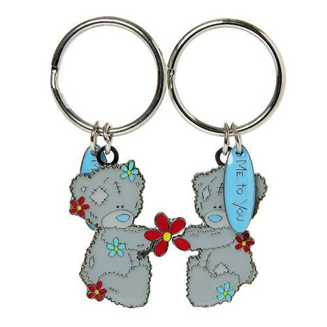 Me to You Bear Flowers 2 Part Keyring £6.00
